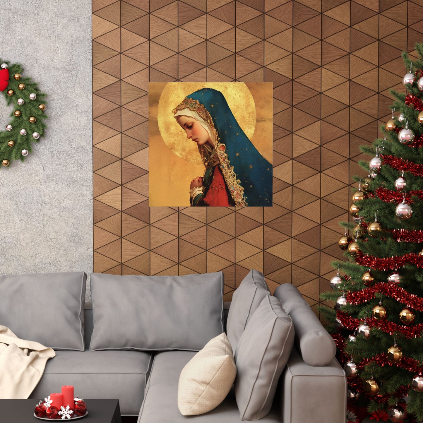 Our Lady of Mercy / Our Lady of Ransom - Catholic Art - Multiple Sizes - Premium Posters - Catholic Art - Christian Home - Mother Mary
