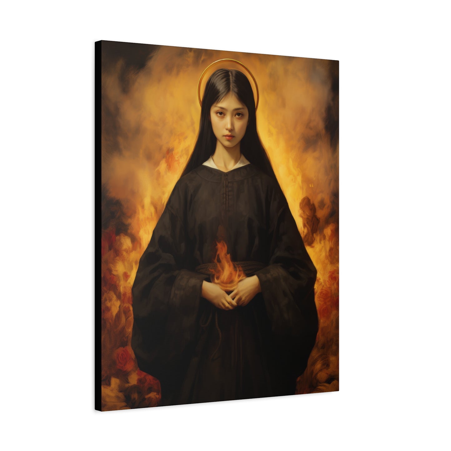 Blessed Mary Magdalen Kiota - Museum Wrapped Canvas - Print - Religious Art for your Home - Christian print - Prayer Room Catholic Saint