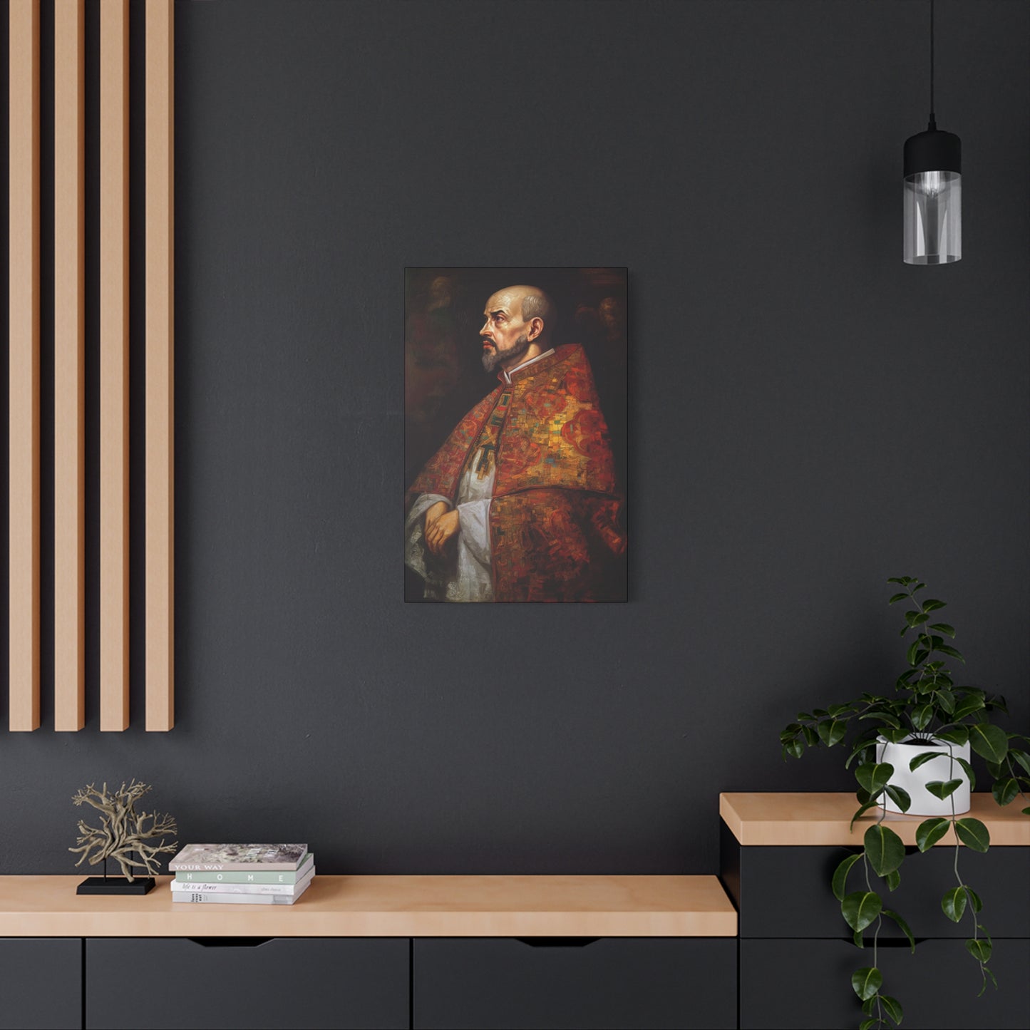 Saint Ignatius of Loyola Canvas Print - Multiple Sizes - Catholic Home art - Museum Wrapped Canvas - Sanctified Souls Print
