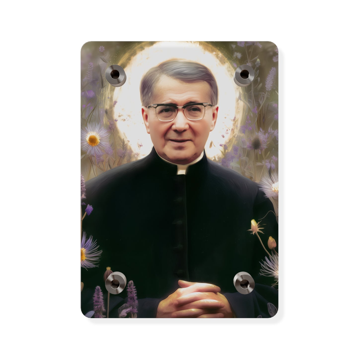 Saint Josemaría Escrivá de Balaguer Acrylic Wall Art Panel - Ready to Hang Acrylic Print - Catholic Saint Art