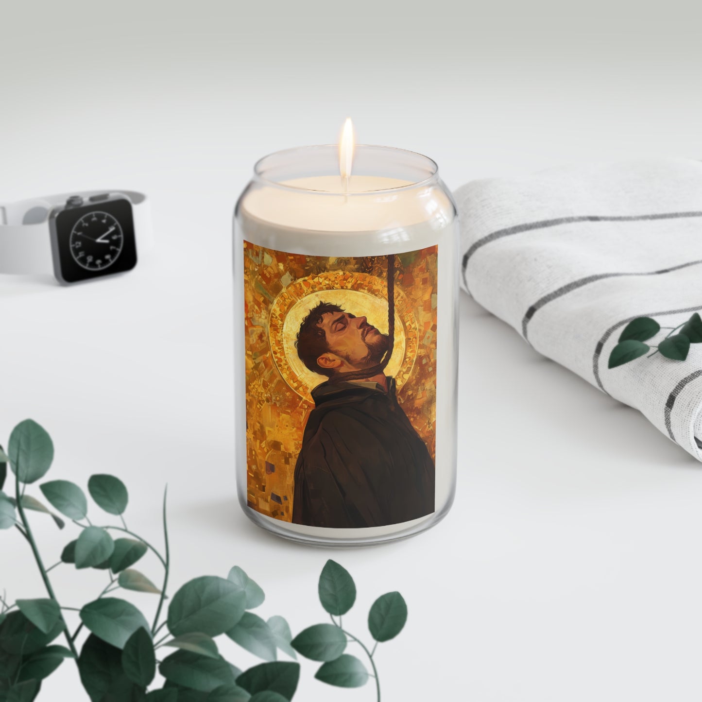 Saint John Ogilvie - Scented Prayer Candle, 13.75oz - Candle - Catholic Art - prayer room Scented Candle - Religious gift