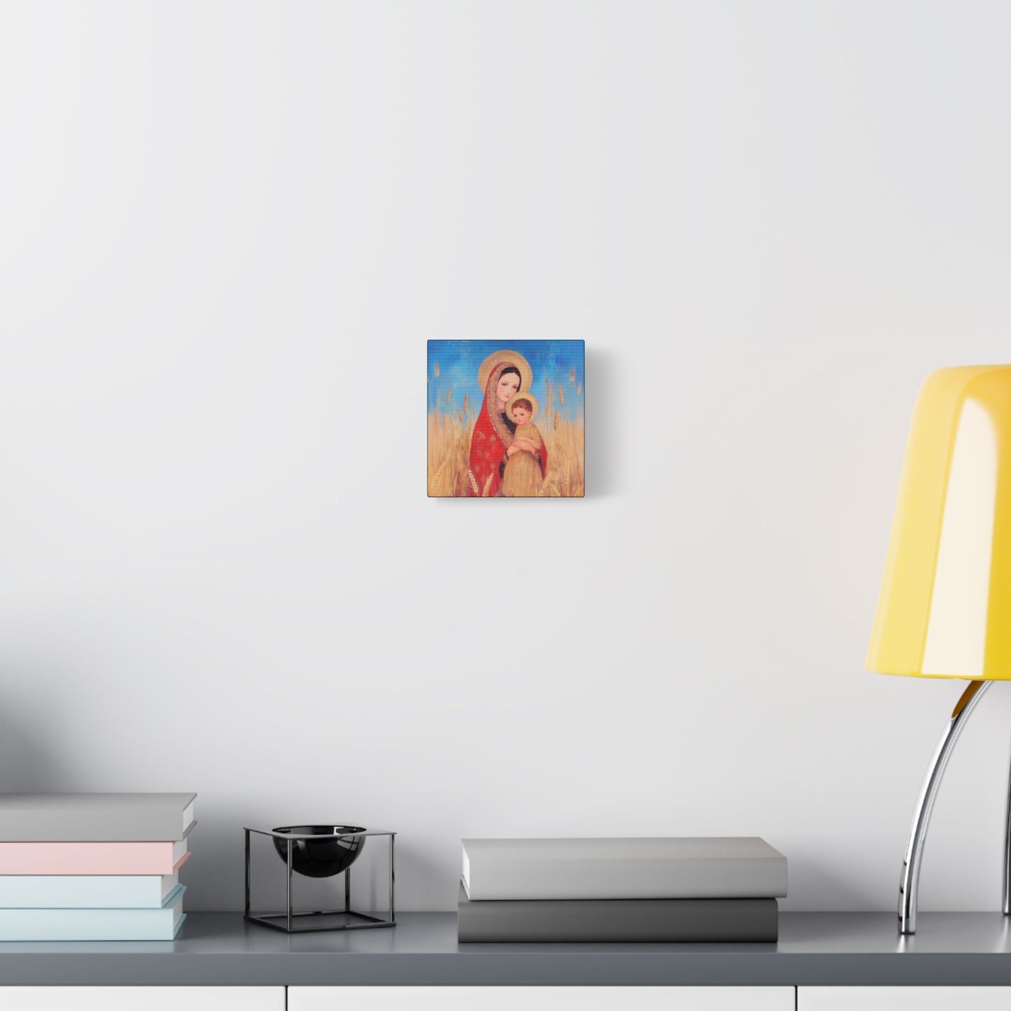 Our Lady of the Harvest - Multiple Sizes - Catholic Home art - Museum Wrapped Canvas - Sanctified Souls Print
