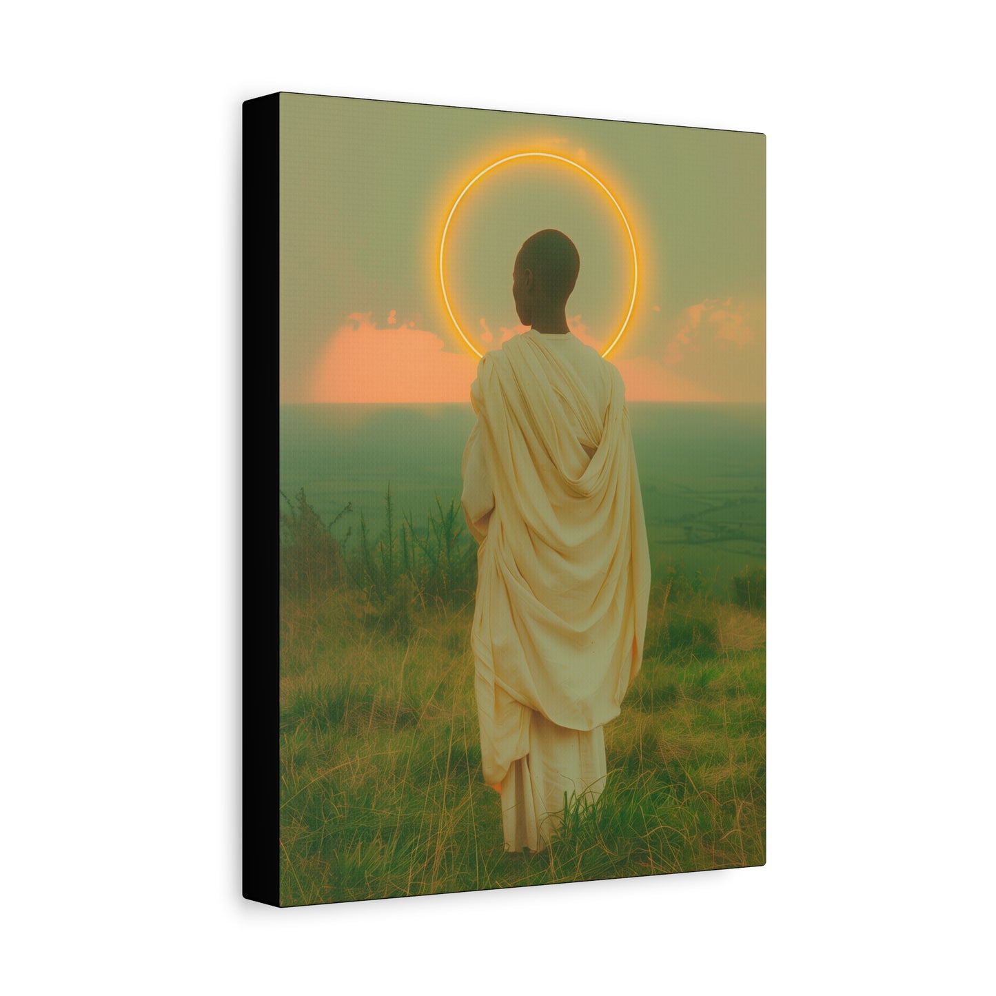 Saint Charles Lwanga - Museum Wrapped Canvas - Sanctified Souls Print - Religious Art for your Home - Catholic Patron Saint Art