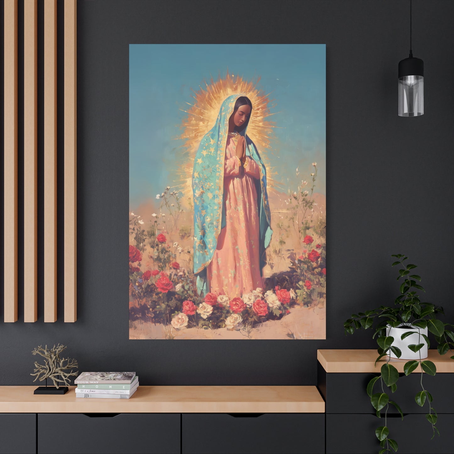 Our Lady of Guadalupe - Gallery Wrapped Canvas - Print - Religious Art for your Home - Catholic Art