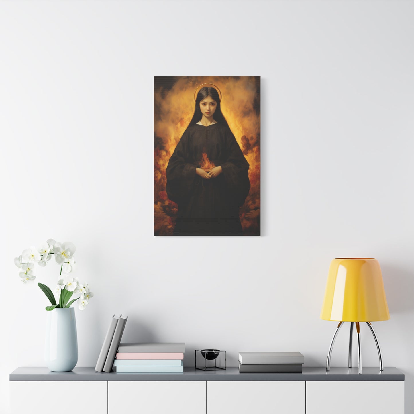 Blessed Mary Magdalen Kiota - Museum Wrapped Canvas - Print - Religious Art for your Home - Christian print - Prayer Room Catholic Saint