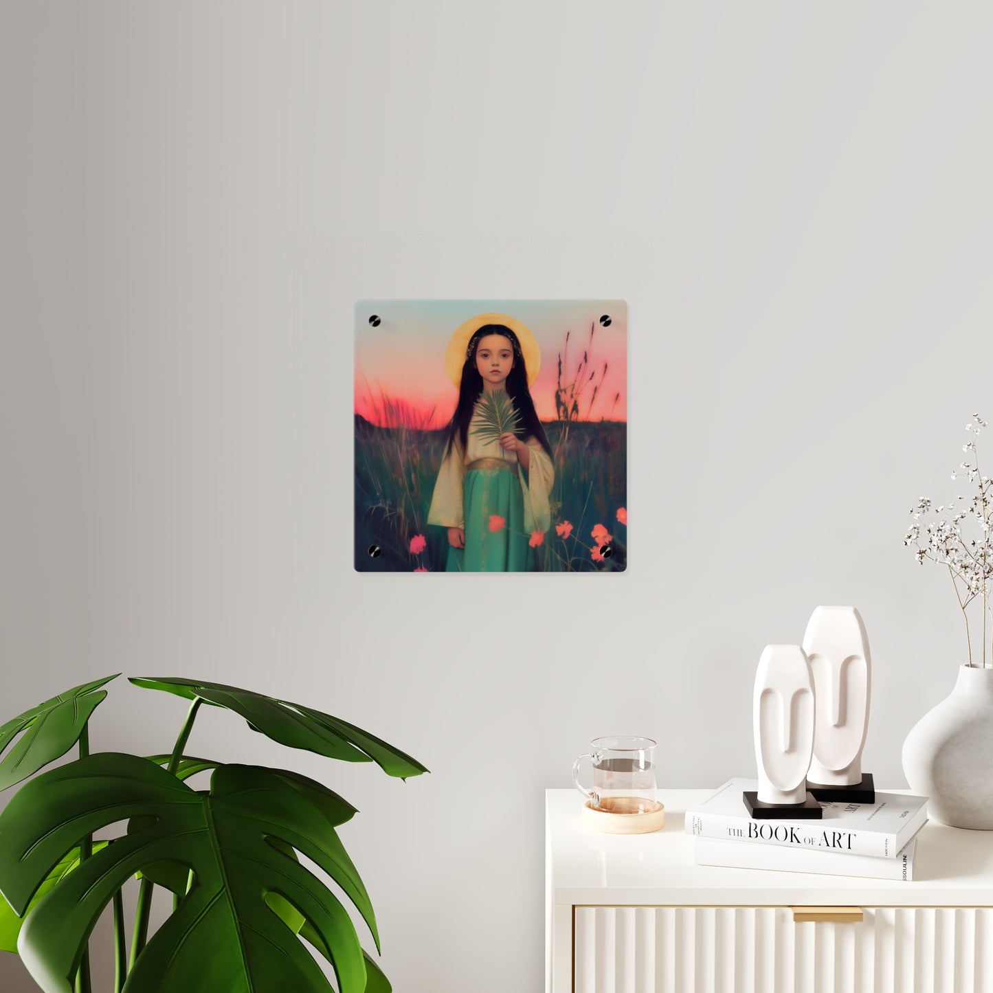 Saint Charity Wall Art Panel - Ready to Hang Acrylic Print - Catholic Saint Art - Patron Saint Print - Martyr of the Church