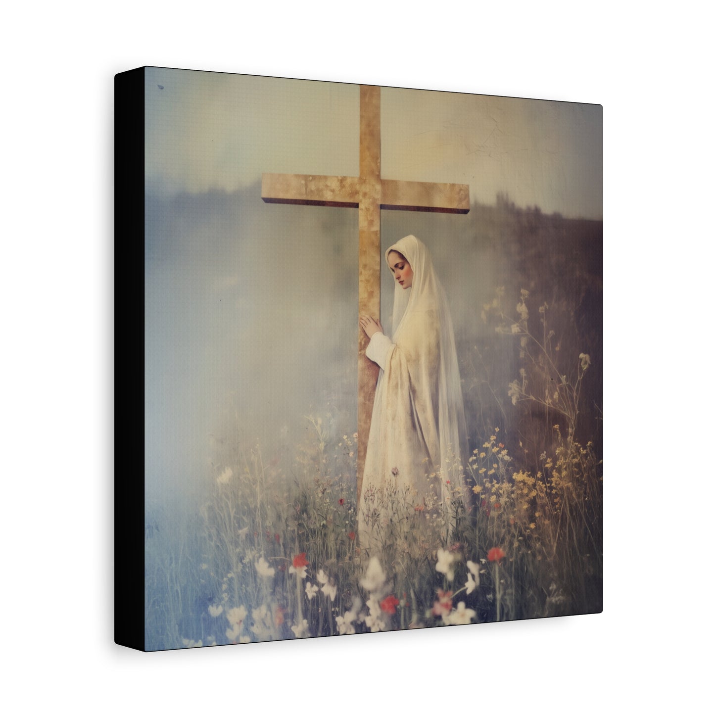 The Feast of the Exaltation of the Holy Cross - Multiple Sizes - Catholic Home art - Museum Wrapped Canvas - Sanctified Souls Print