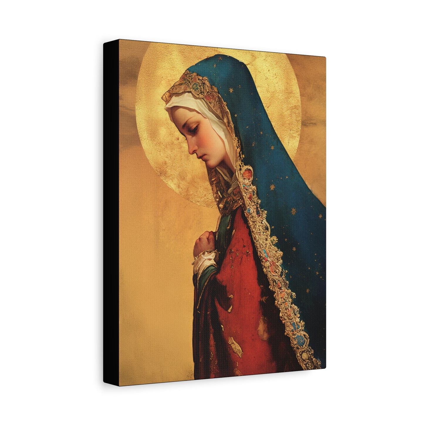 Our Lady of Mercy / Our Lady of Ransom - Multiple Sizes - Catholic Home art - Museum Wrapped Canvas - Sanctified Souls Print - Mother Mary