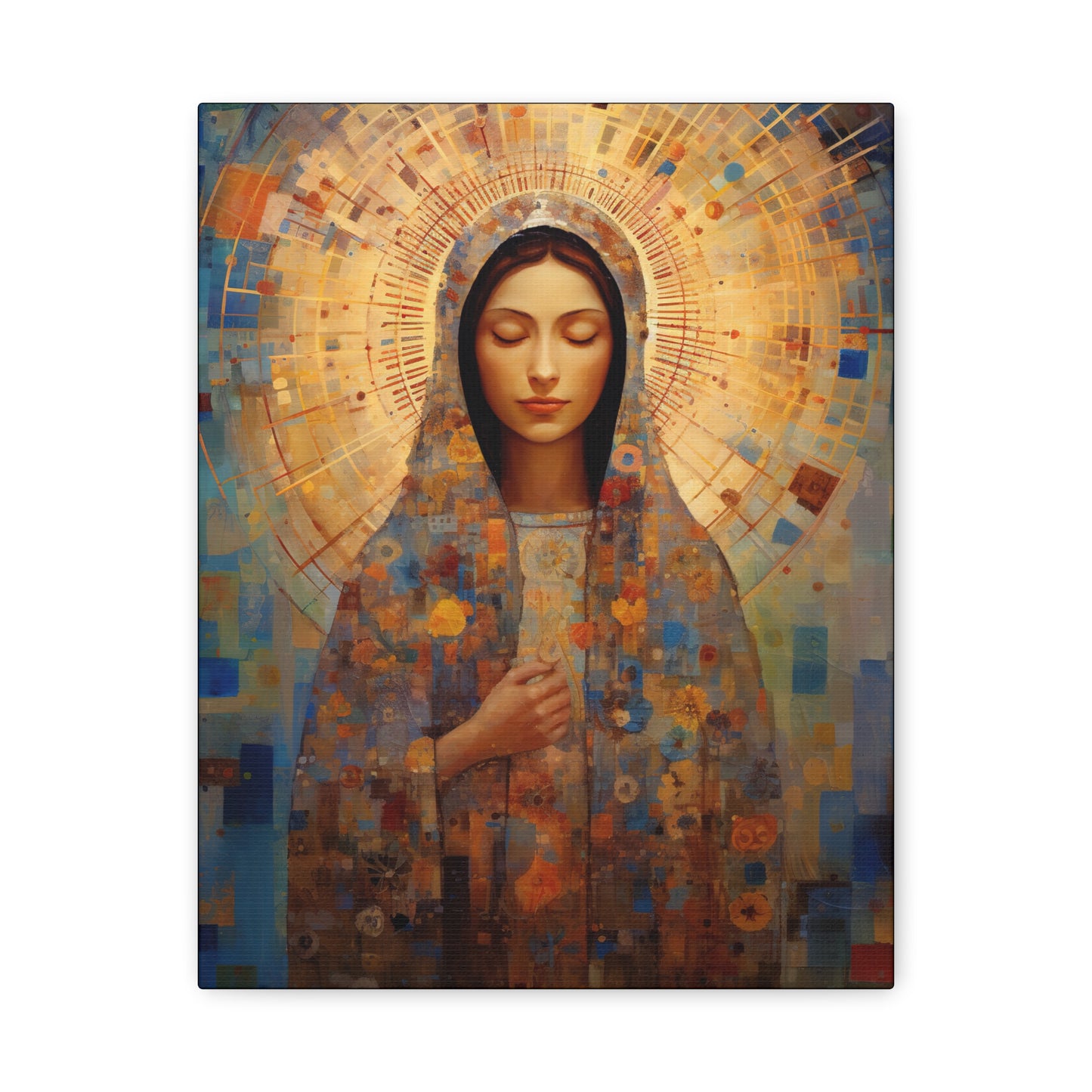 The Virgin of the Americas : Our Lady of Guadalupe Museum Wrapped Canvas Print - Multiple Sizes - Catholic Home art