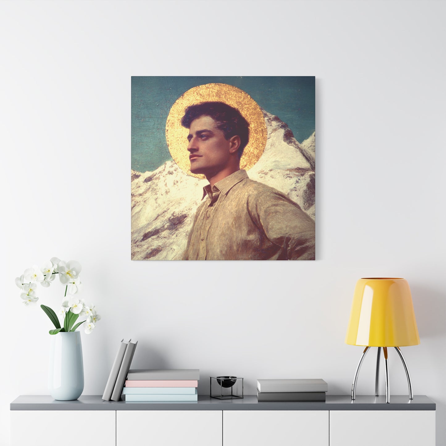 Saint Pier Giorgio Frassati - Museum Wrapped Canvas - Sanctified Souls Print - Religious Art for your Home - Catholic Patron Saint Art