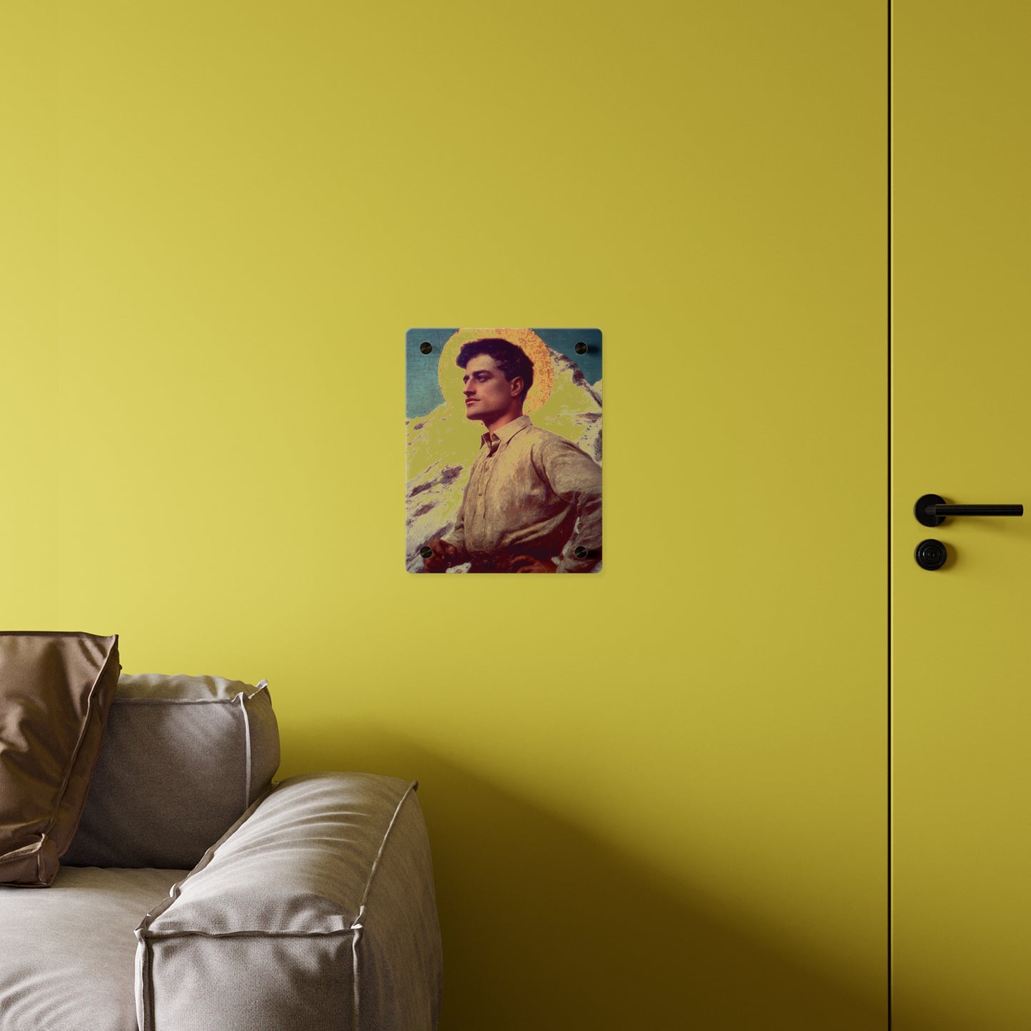 Saint Pier Giorgio Frassati Wall Art Panel - Ready to Hang Acrylic Print - Catholic Saint Art - Patron Saint Print - No Frame needed