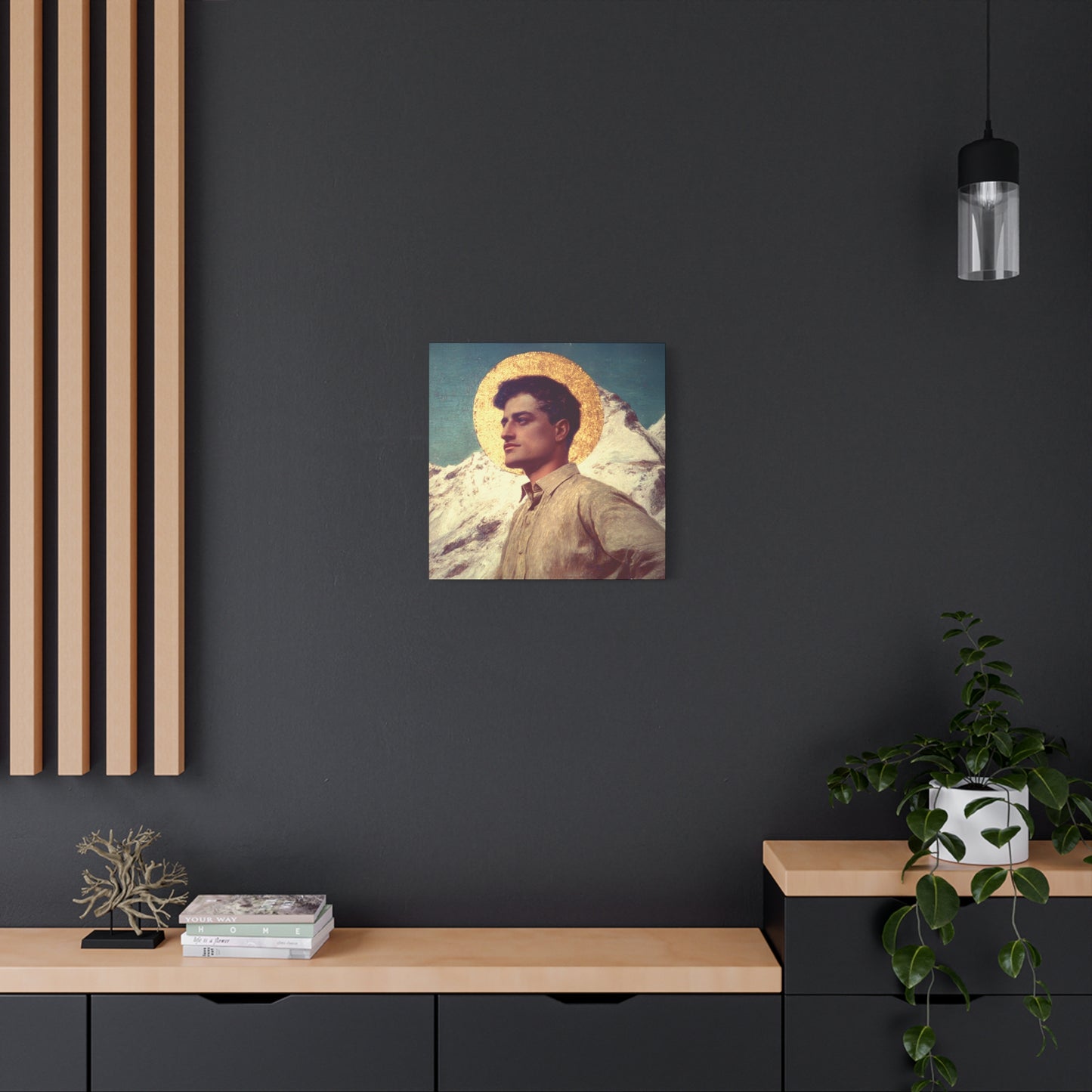 Saint Pier Giorgio Frassati - Museum Wrapped Canvas - Sanctified Souls Print - Religious Art for your Home - Catholic Patron Saint Art