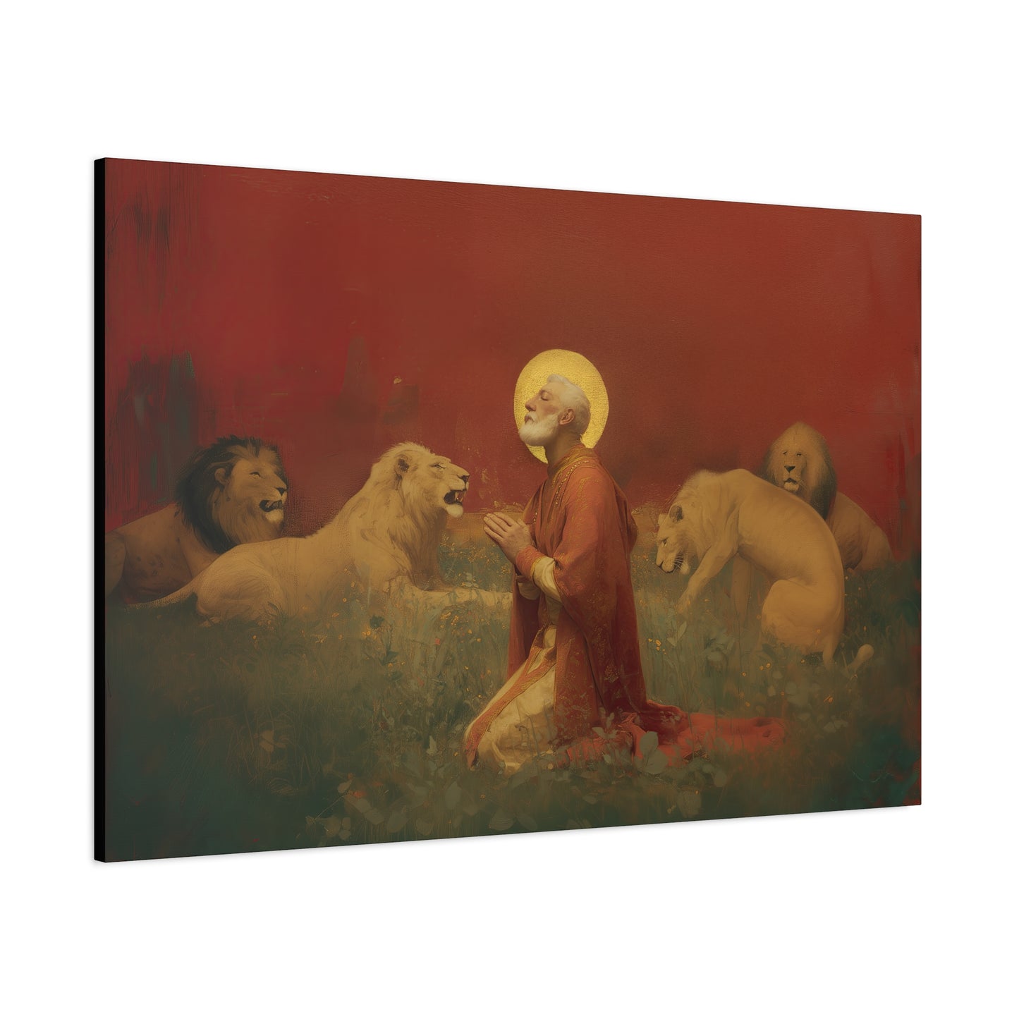 Saint Ignatius of Antioch - Museum Wrapped Canvas - Sanctified Souls Print - Religious Art for your Home - Catholic Patron Saint Art