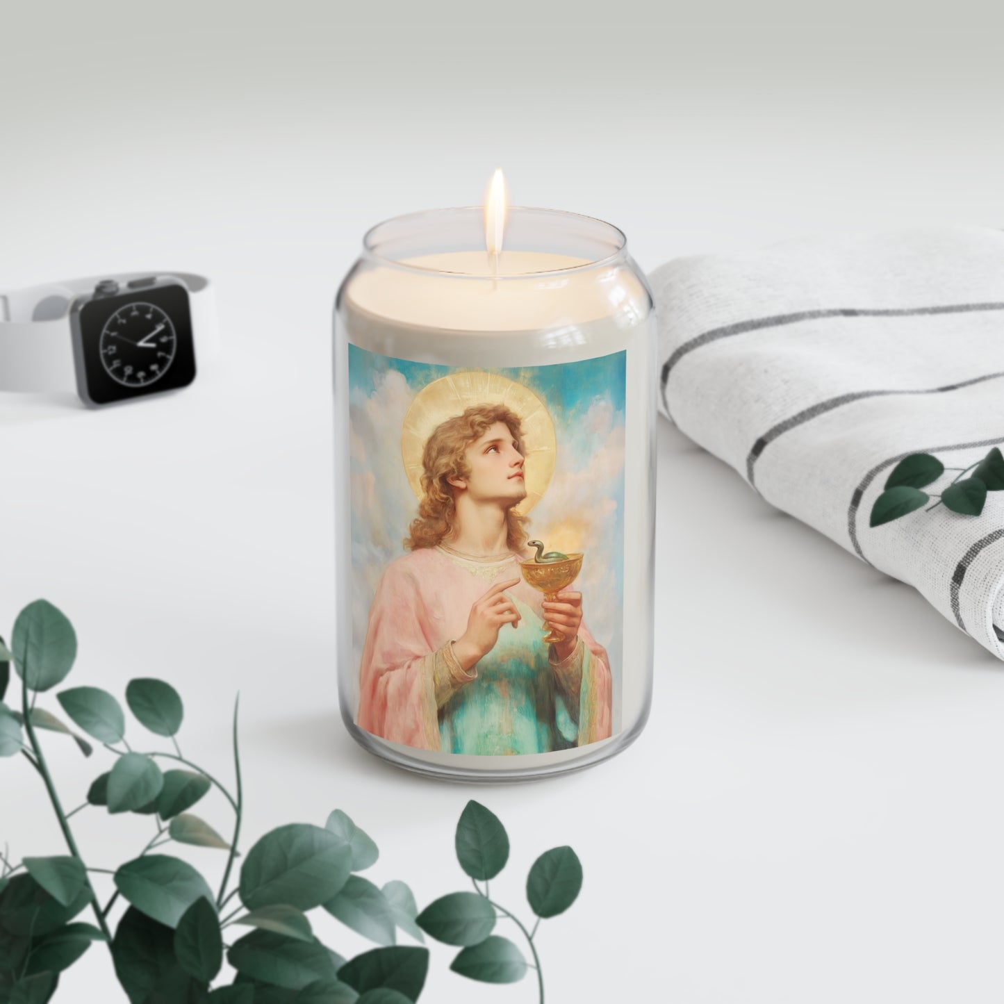 Saint John the Apostle - Scented Prayer Candle, 13.75oz - Tall Size - Religious Prayer Candle - Catholic Art