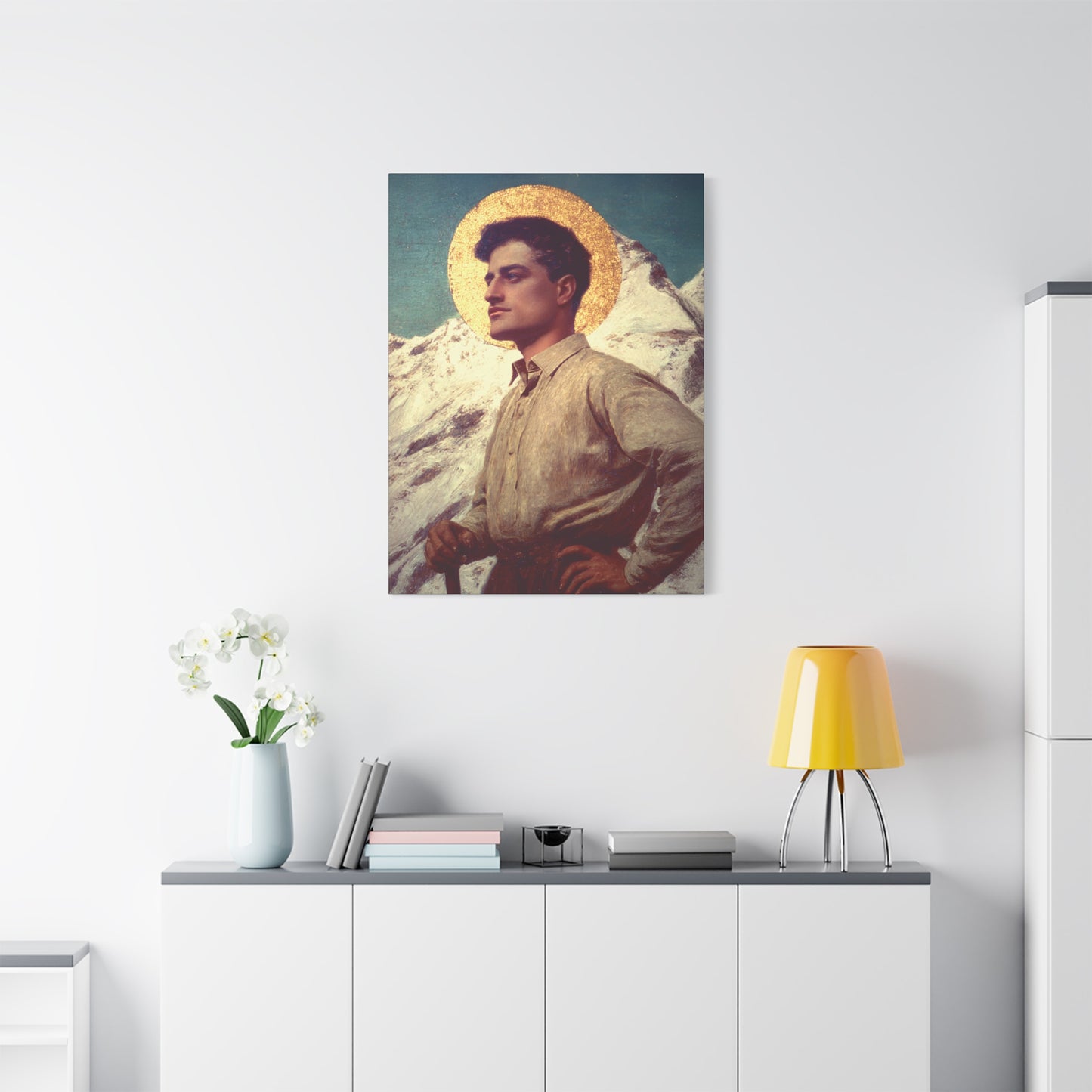 Saint Pier Giorgio Frassati - Museum Wrapped Canvas - Sanctified Souls Print - Religious Art for your Home - Catholic Patron Saint Art