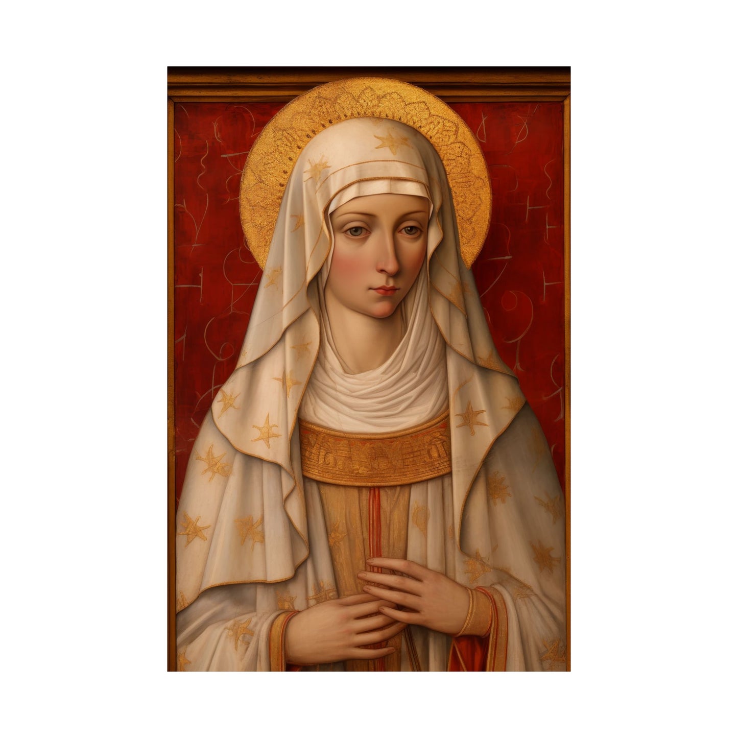 Saint Isidora - The Fool for Christ - Sanctified Souls Print - Multiple Sizes - Premium Matte Vertical Posters - Catholic Saint Art