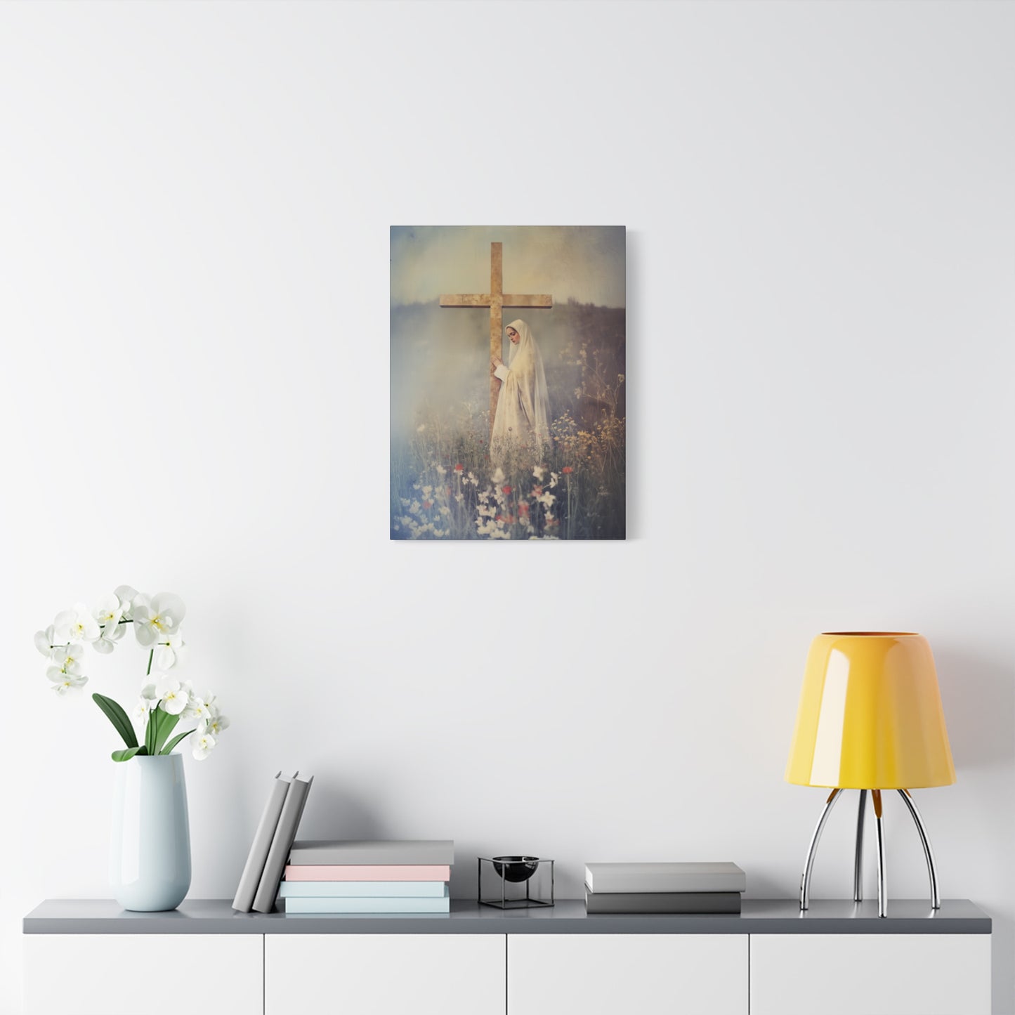 The Feast of the Exaltation of the Holy Cross - Multiple Sizes - Catholic Home art - Museum Wrapped Canvas - Sanctified Souls Print