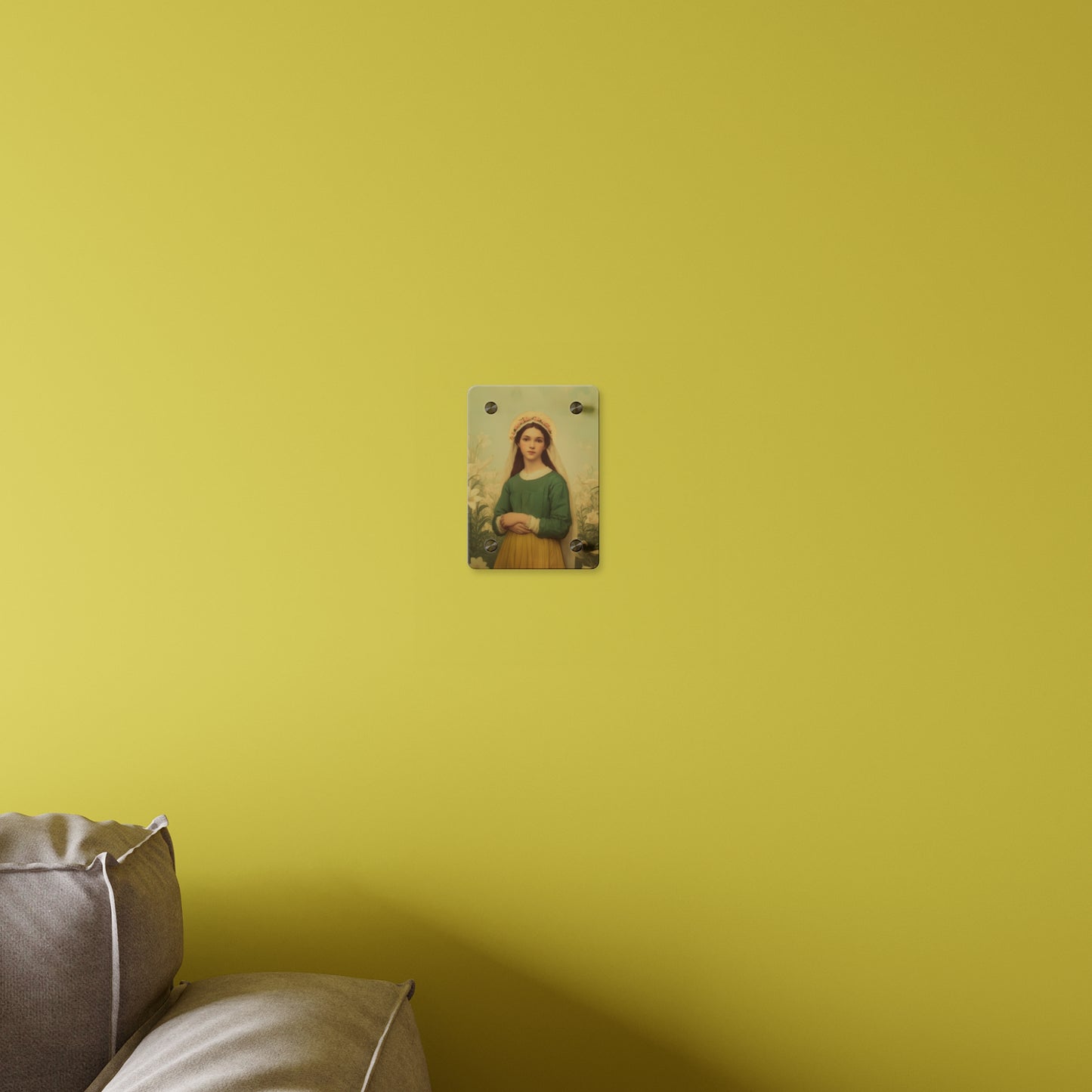 Saint Maria Goretti Wall Art Panel - Ready to Hang Acrylic Print - Catholic Saint Art - Patron Saint Print - No Frame needed