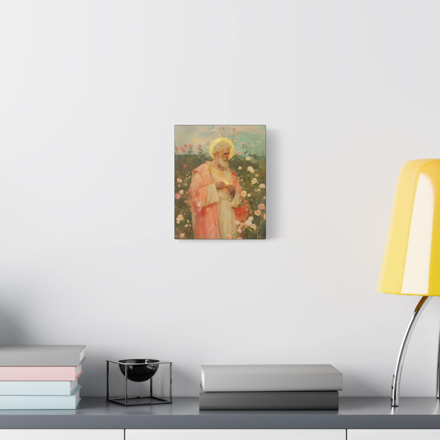 Saint Valentine - Multiple Sizes - Catholic Home art - Museum Wrapped Canvas - Sanctified Souls Print - Catholic Saint Art