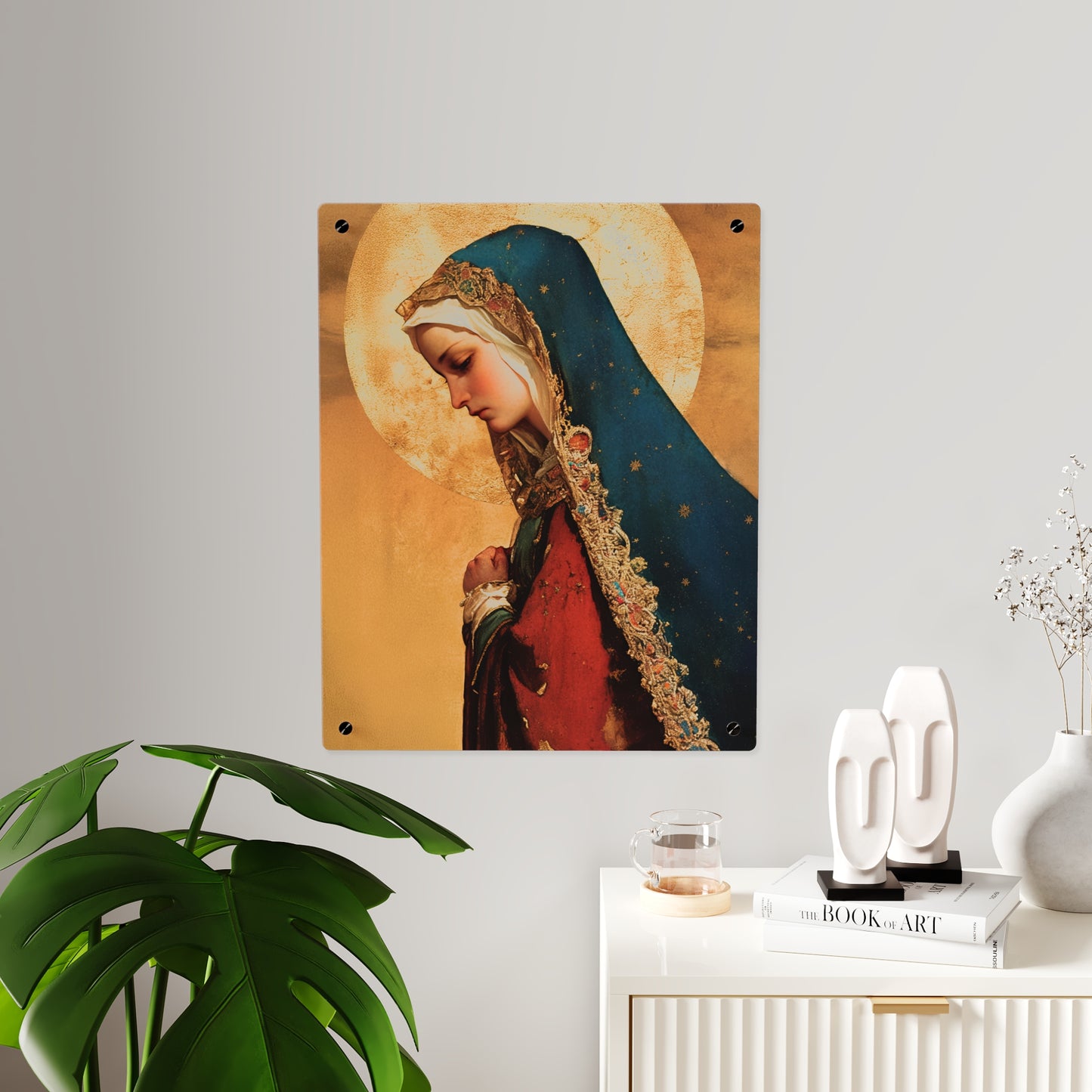 Our Lady of Mercy / Our Lady of Ransom Wall Art Panel - Ready to Hang Acrylic Print - Catholic Saint Art - Patron Saint Print - Mother Mary