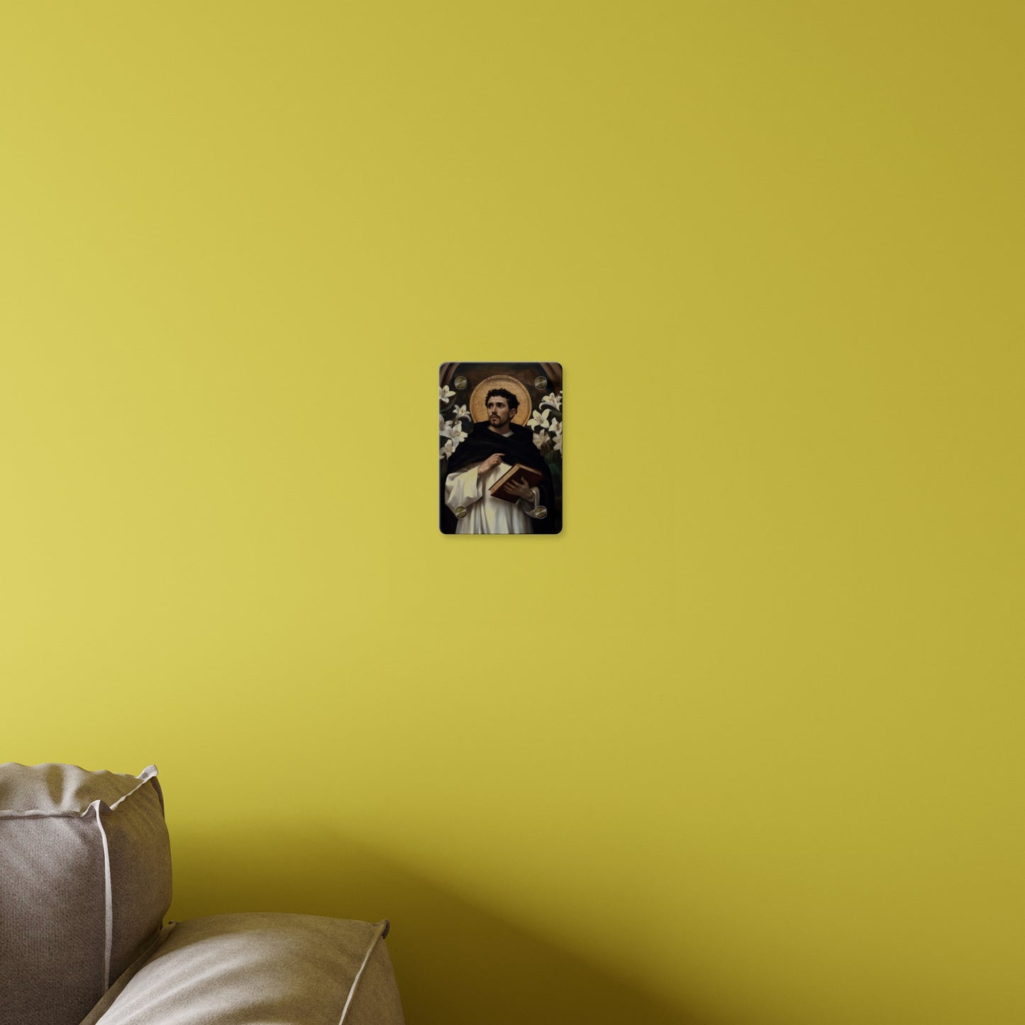Saint Dominic Wall Art Panel - Ready to Hang Acrylic Print - Catholic Saint Art - Patron Saint Print - No Frame needed