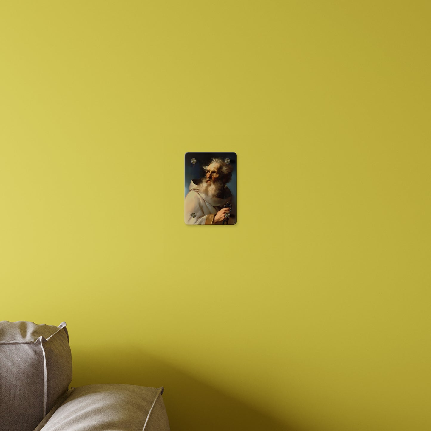 Saint Peter Acrylic Wall Art Panel - Ready to Hang Acrylic Print - Catholic Apostle Art - Patron saint Art