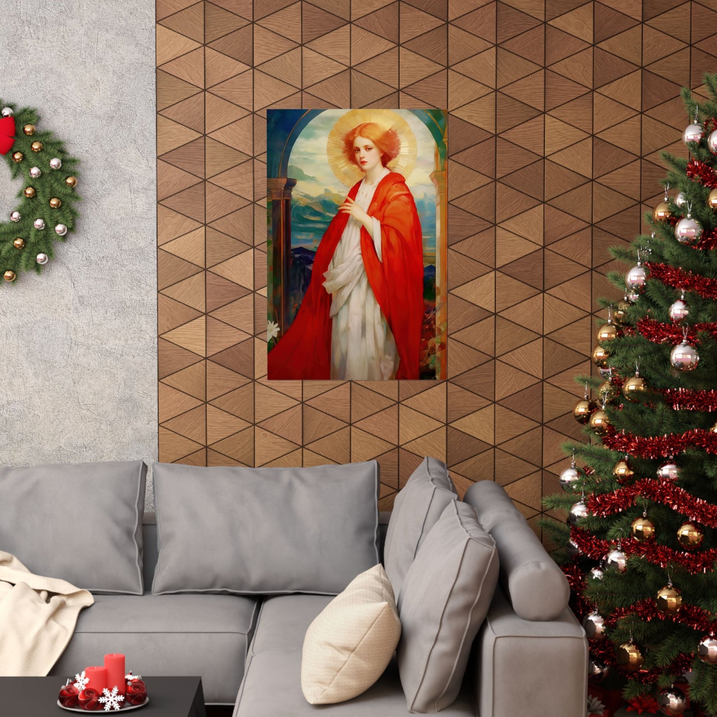 Saint Bibiana - Sanctified Souls Print - Multiple Sizes - Premium Matte Vertical Posters