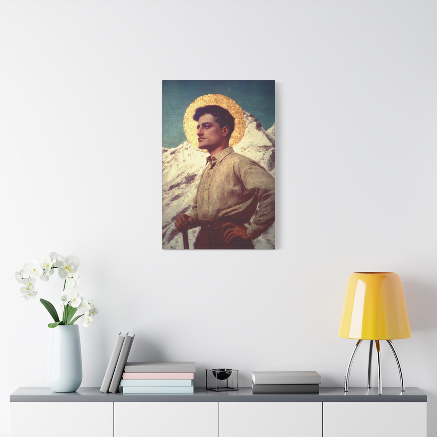Saint Pier Giorgio Frassati - Museum Wrapped Canvas - Sanctified Souls Print - Religious Art for your Home - Catholic Patron Saint Art