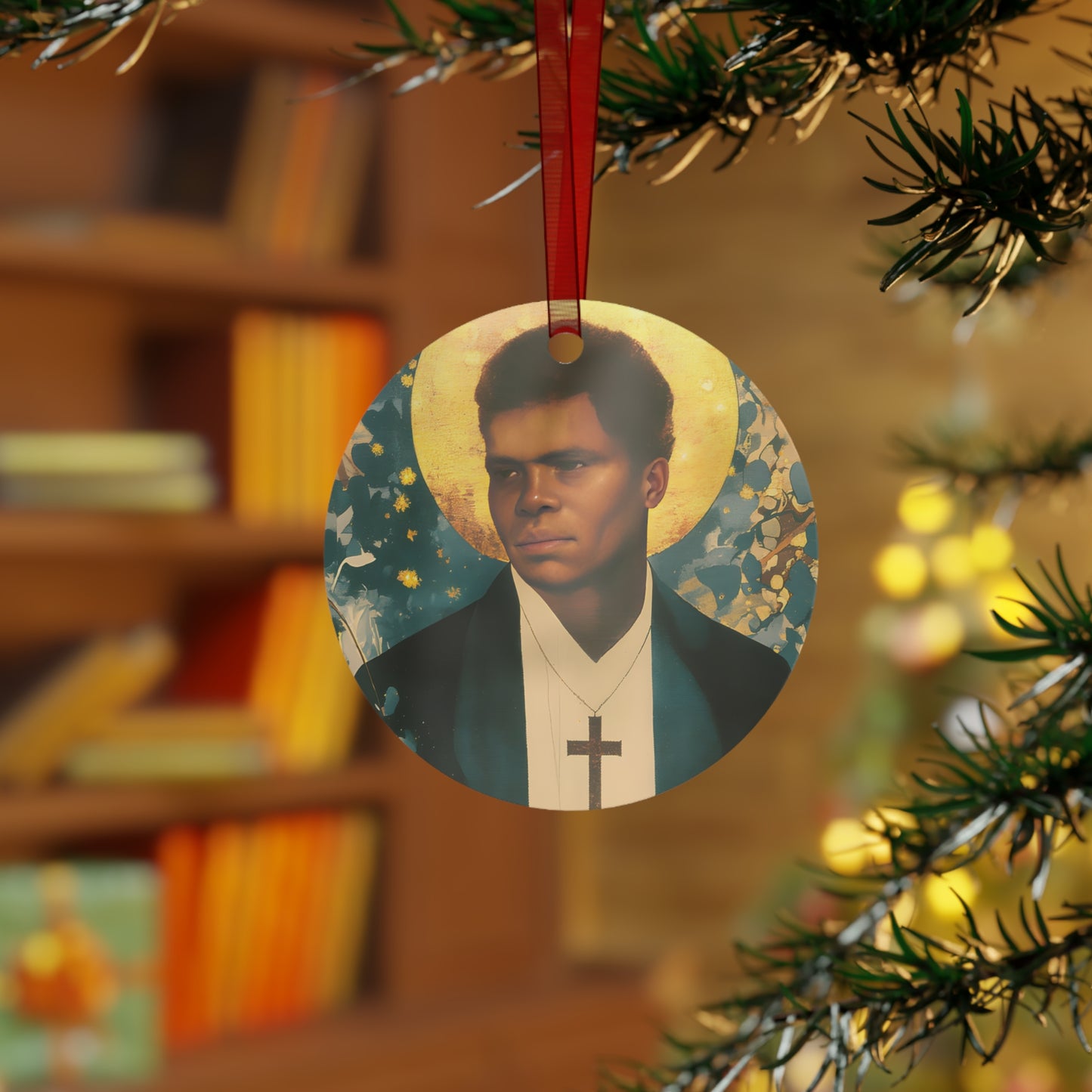 Blessed Peter To Rot Metal Ornament - Religious Holiday Christmas Ornament and Keepsake - Catholic Religious Keepsake