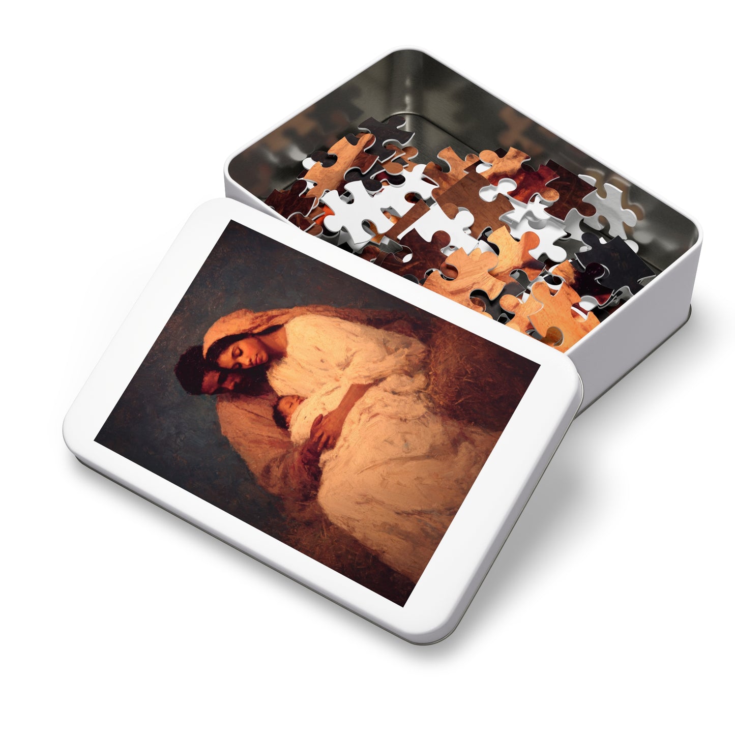 Love Made Visible in the Holy Family - Puzzle & Keepsake Tin - Religious Jigsaw Puzzle (30, 110, 252, 500,1000-Piece)