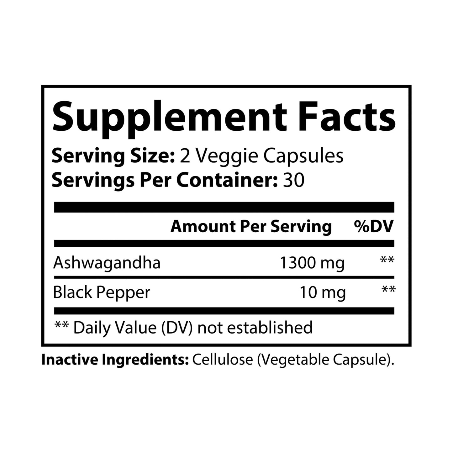 Saint Agnes's Rule & Remedy - Stability · Firmitas - Steady Nerves - Ashwagandha and Black Pepper Supplement (60 capsules)