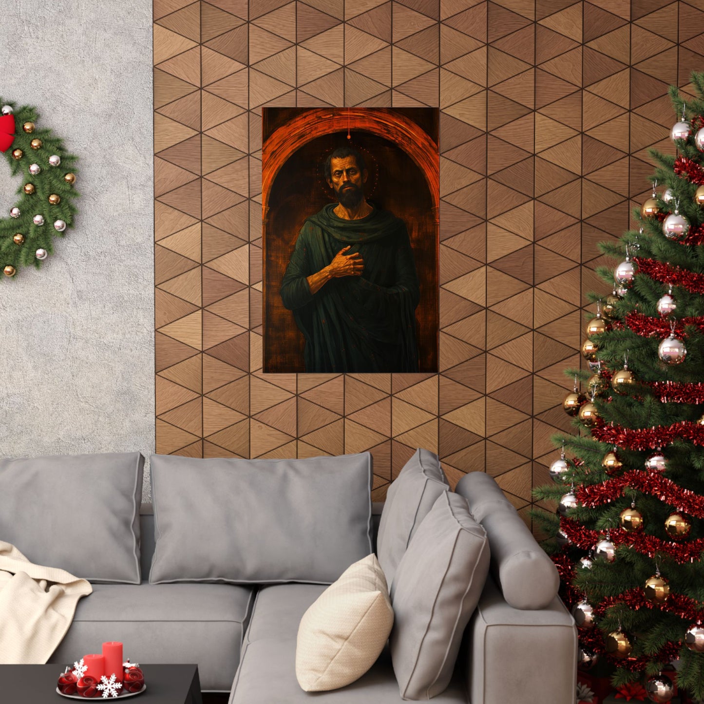 Saint Bartholomew the Apostle - Sanctified Souls Print - Multiple Sizes - Premium Matte Vertical Posters