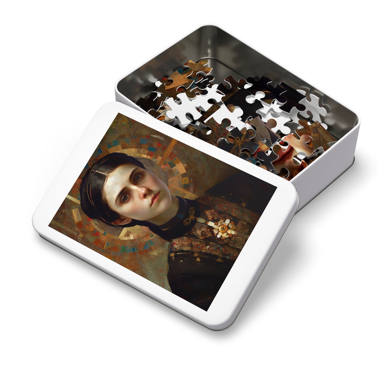 Saint Gemma Galgani - Puzzle and Keepsake Tin - Religious Jigsaw Puzzle (30, 110, 252, 500,1000-Piece) - Religious Puzzle