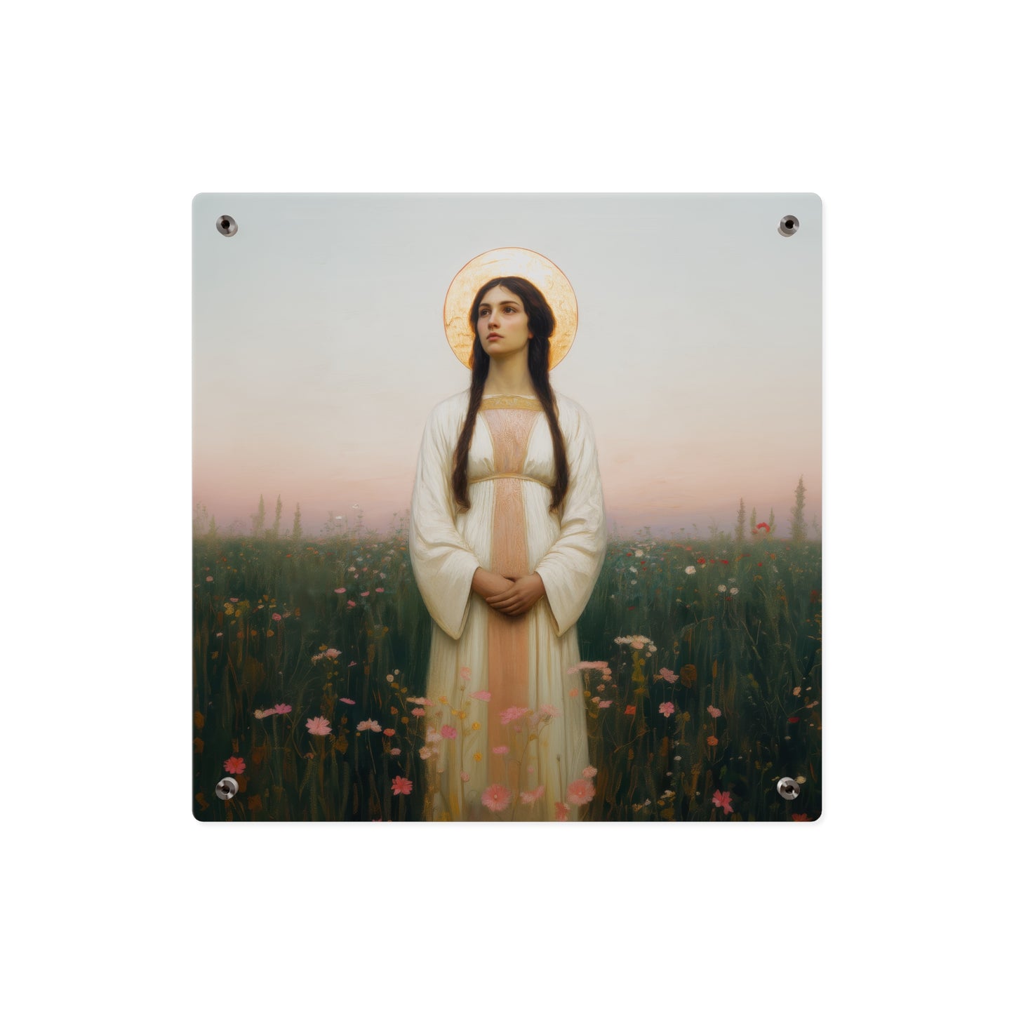 Saint Sabina Wall Art Panel - Ready to Hang Acrylic Print - Catholic Saint Art - Patron Saint Print - No Frame needed