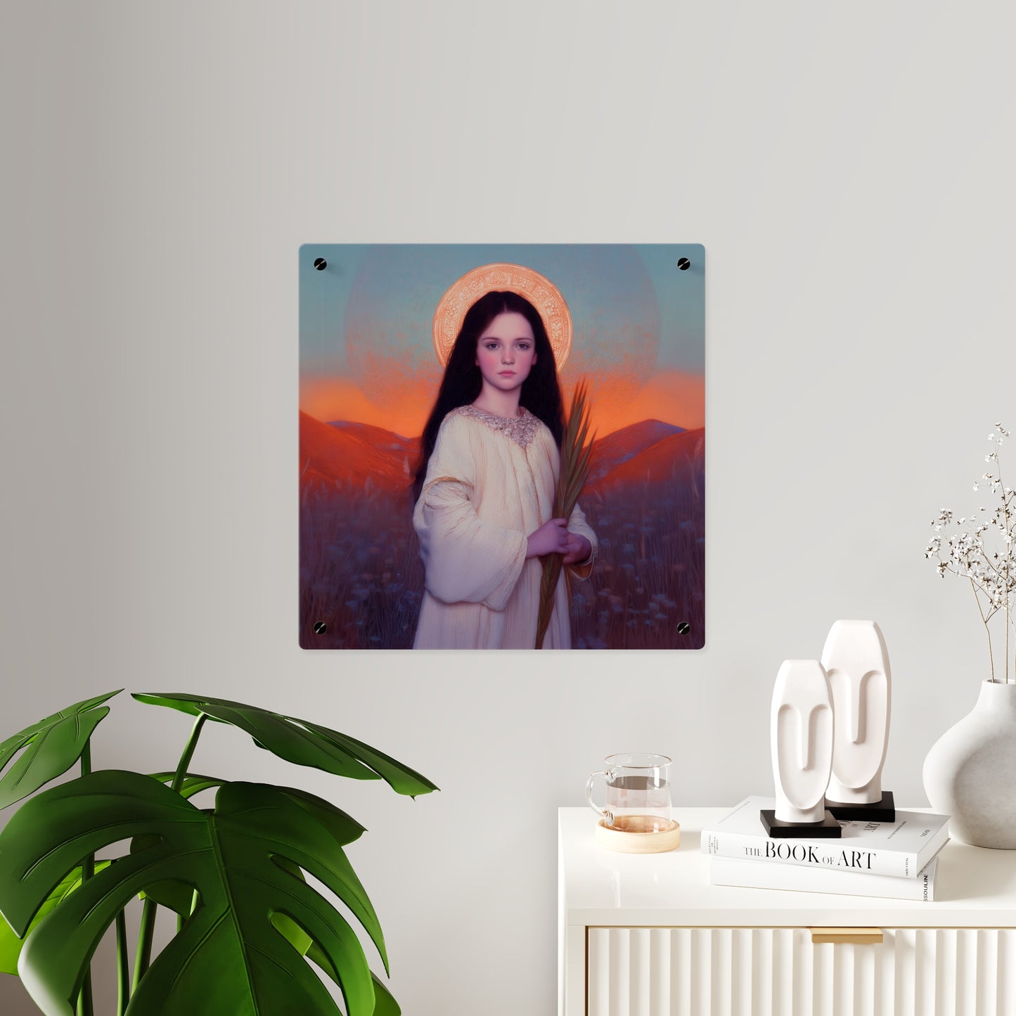 Saint Hope Wall Art Panel - Ready to Hang Acrylic Print - Catholic Saint Art - Patron Saint Print - Martyr of the Church Art