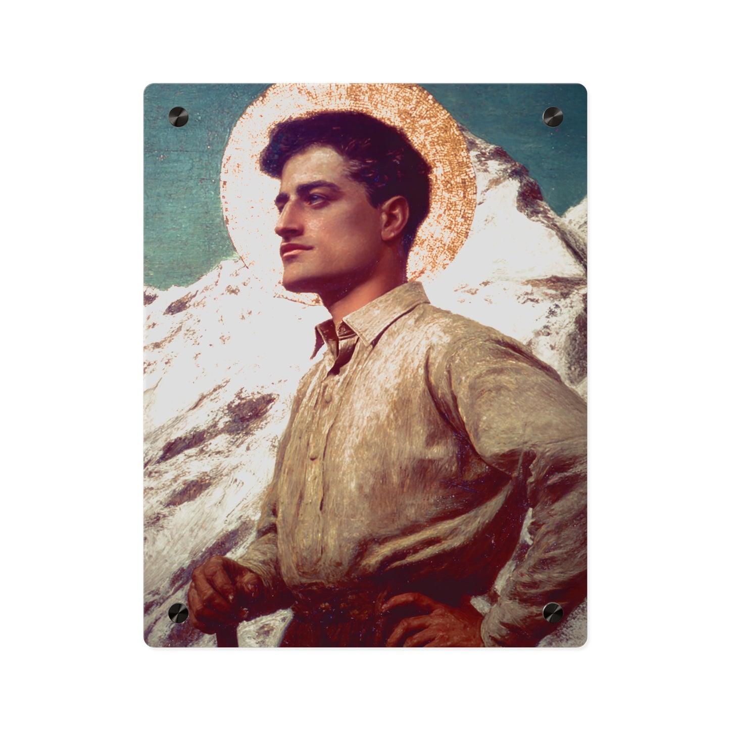 Saint Pier Giorgio Frassati Wall Art Panel - Ready to Hang Acrylic Print - Catholic Saint Art - Patron Saint Print - No Frame needed