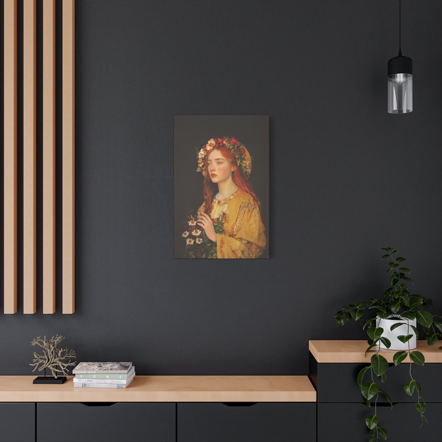 Radiance of Repentance - Mary Magdalene's Renewal - Museum Wrapped Canvas - Print - Religious Art for your Home - Prayer Room - Catholic