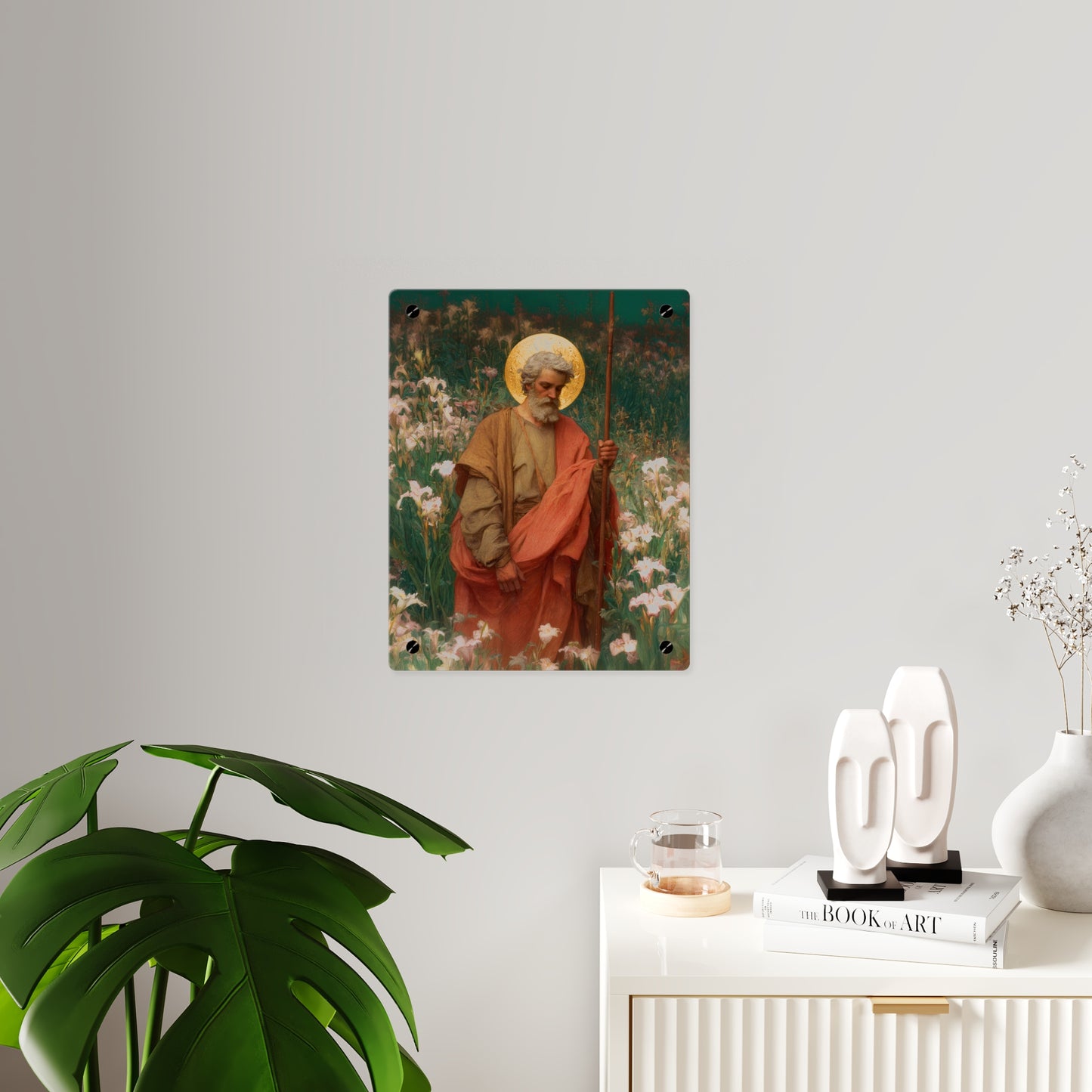 Saint James the Lesser Wall Art Panel - Ready to Hang Acrylic Print - Catholic Saint Art - Patron Saint Print - No Frame needed