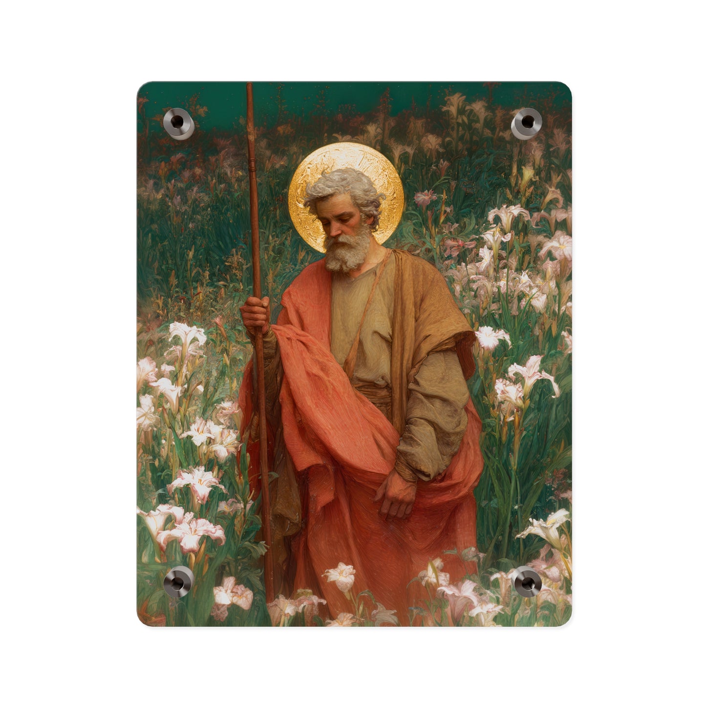 Saint James the Lesser Wall Art Panel - Ready to Hang Acrylic Print - Catholic Saint Art - Patron Saint Print - No Frame needed