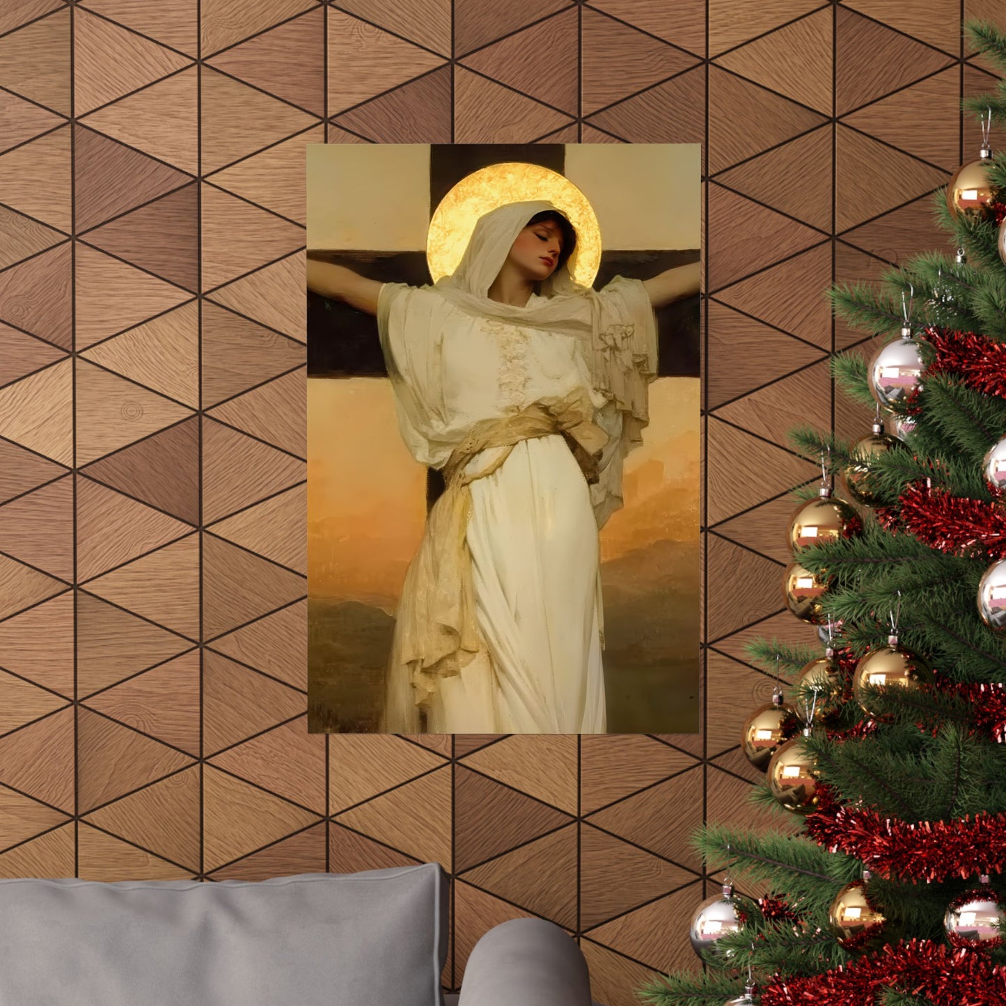 Saint Julia of Carthage Poster Print - Sanctified Souls Print - Multiple Sizes - Premium Posters - Catholic Art for your home