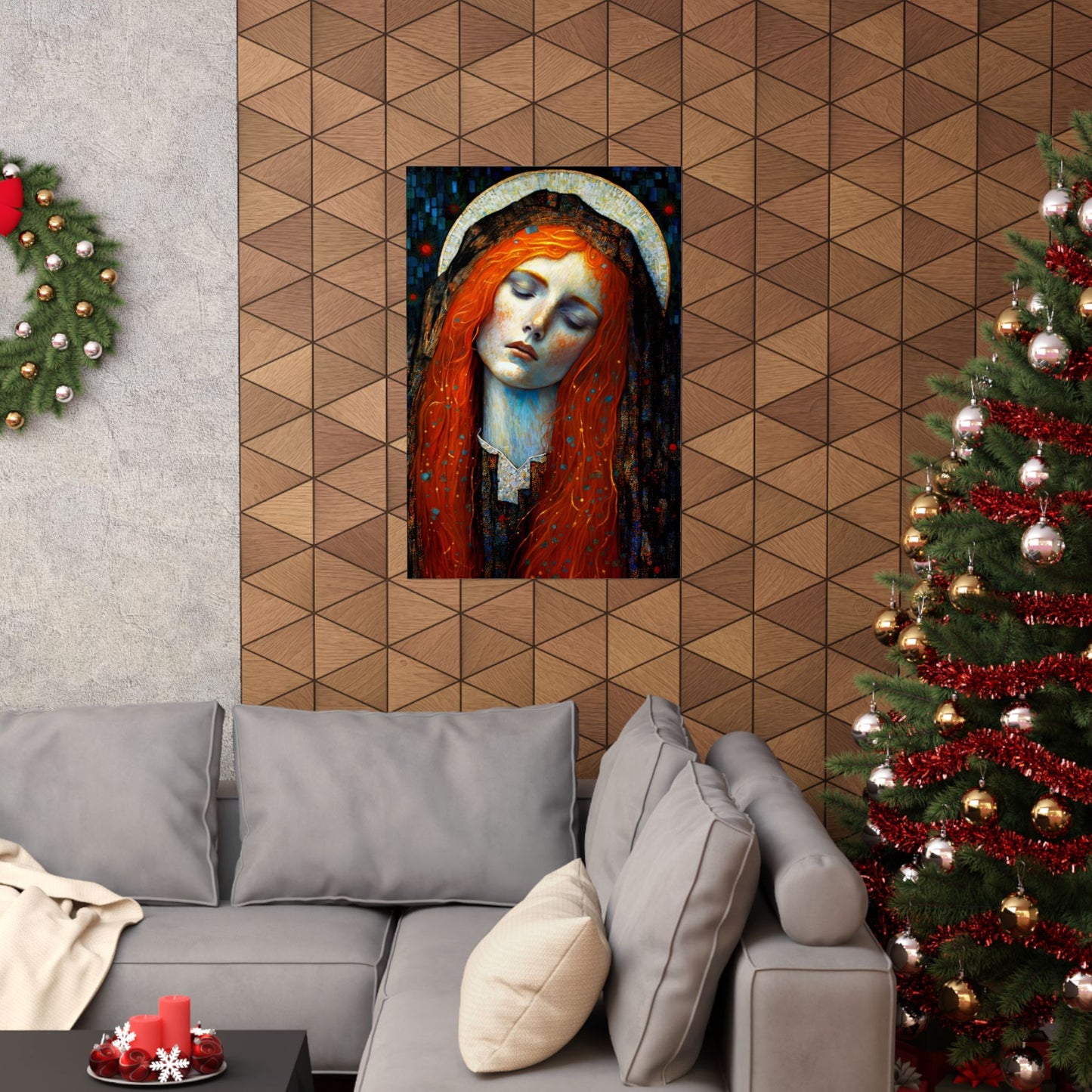 Embracing Grace - Saint Mary Magdalene Print - Sanctified Souls Print - Multiple Sizes - Premium Matte Vertical Posters