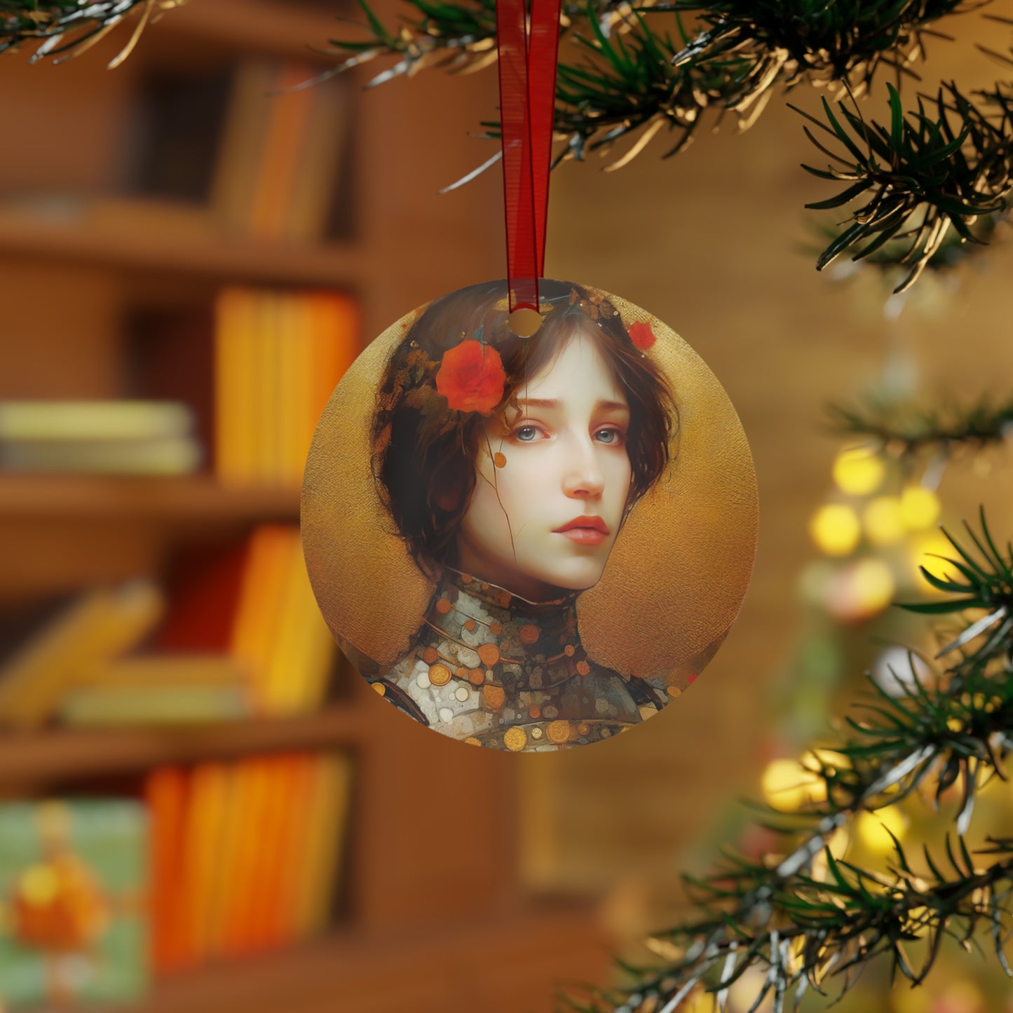 Saint Joan of Arc Ornament - Religious Holiday Christmas Ornament and Keepsake - Double sided Keepsake Religious Ornament