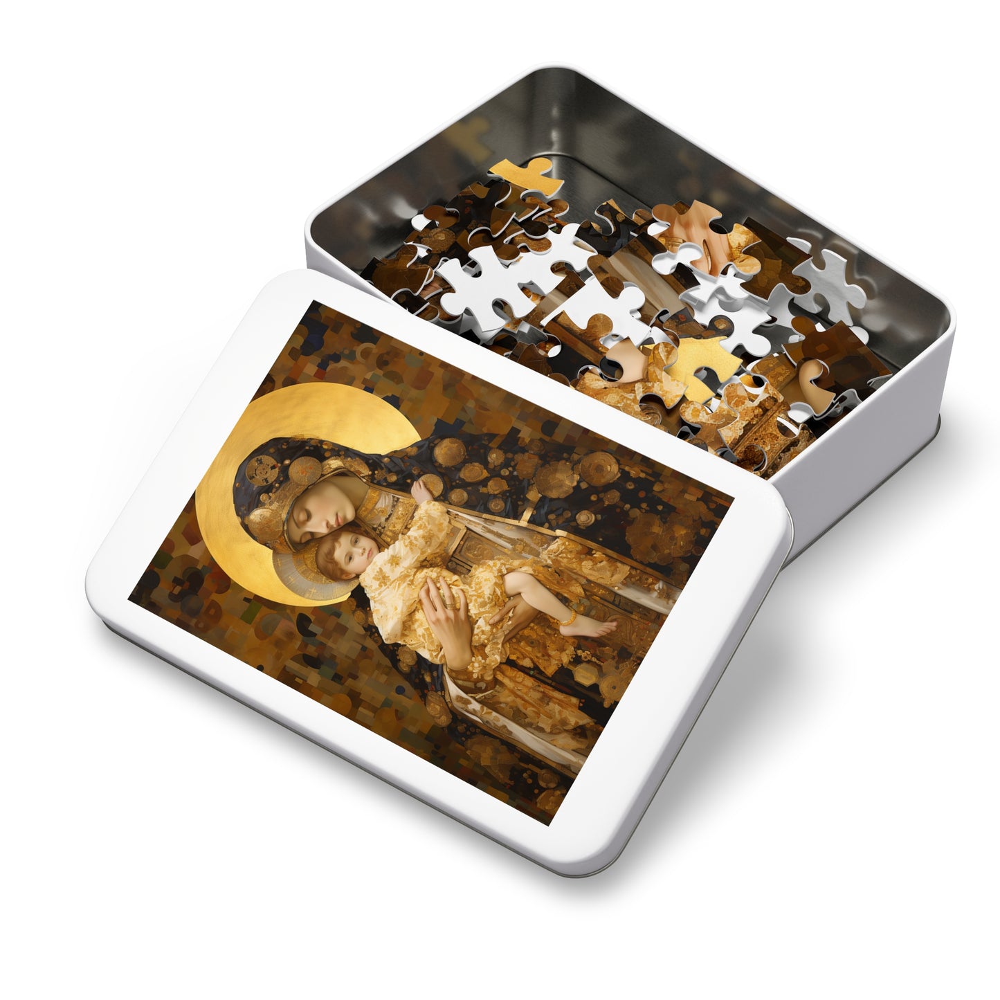 The Light of Love- Virgin Mary and the Christ Child - Religious Jigsaw Puzzle (30, 110, 252, 500,1000-Piece) - Catholic Art - Faith Art