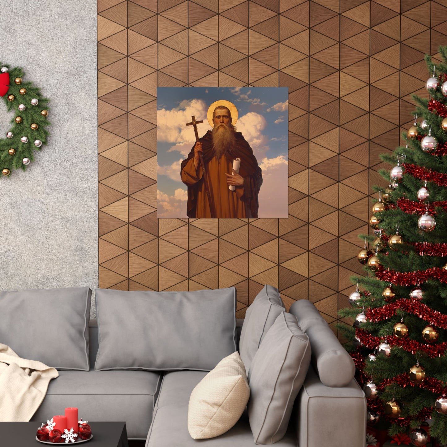 Saint Joannicus the Great / Loannikios of Mount Olympus - Sanctified Souls Print - Multiple Sizes - Premium Matte Vertical Posters