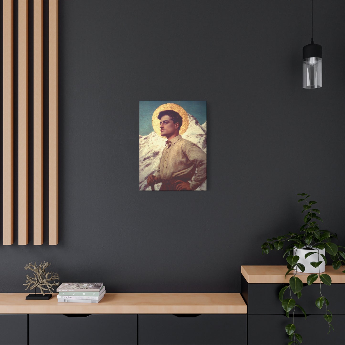 Saint Pier Giorgio Frassati - Museum Wrapped Canvas - Sanctified Souls Print - Religious Art for your Home - Catholic Patron Saint Art