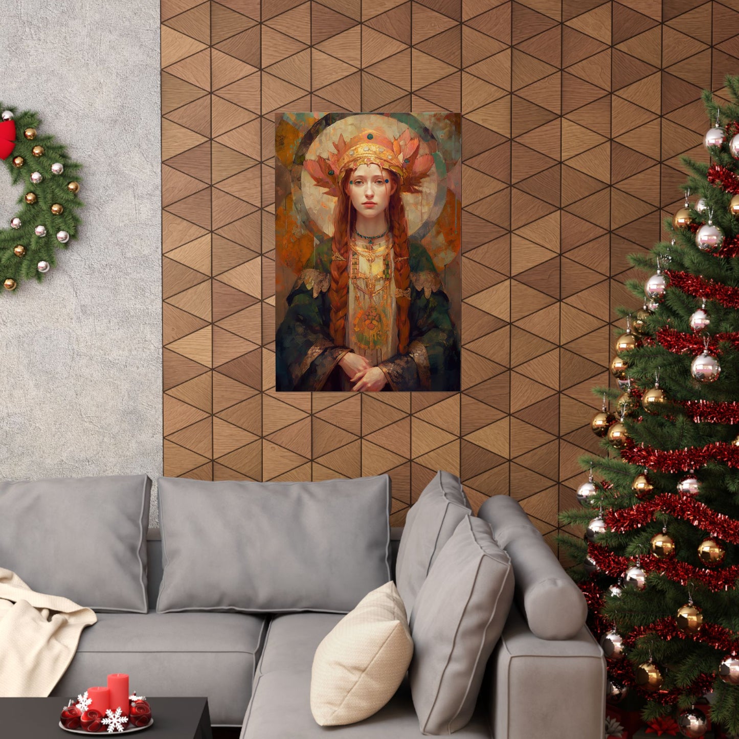 Saint Margaret of Scotland - Sanctified Souls Print - Multiple Sizes - Premium Matte Vertical Posters
