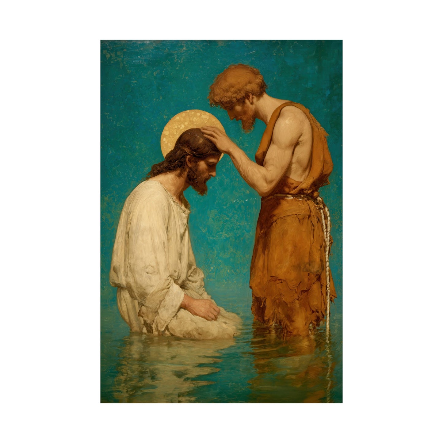 Saint John the Baptist, The Prophet and the Promise - Sanctified Souls Print - Multiple Sizes - Premium Matte Vertical Posters