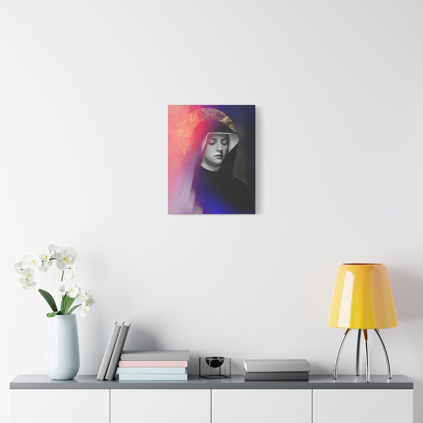 Saint Faustina Kowalska - Museum Wrapped Canvas - Sanctified Souls Print - Religious Art for your Home