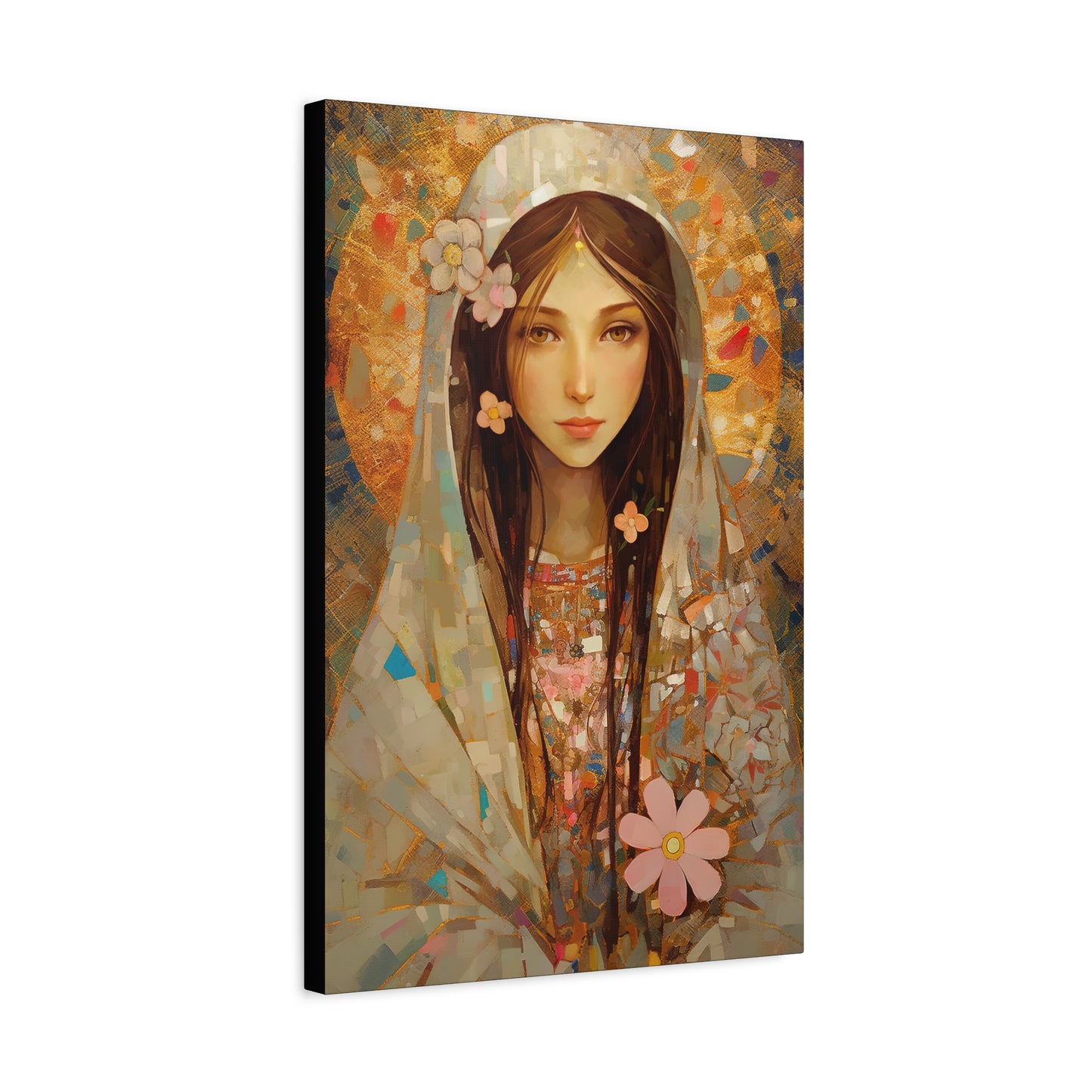 Saint Maria Goretti - Museum Wrapped Canvas - Sanctified Souls Print - Religious Art for your Home