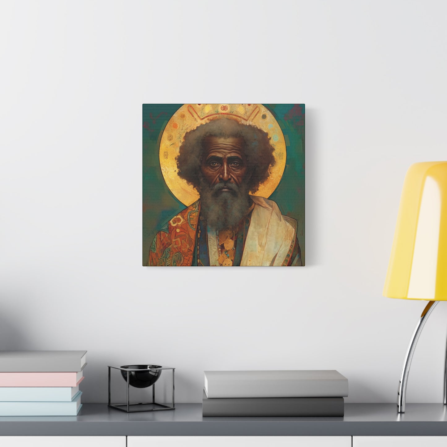 Saint Moses - Museum Wrapped Canvas - Sanctified Souls Print - Religious Art for your Home